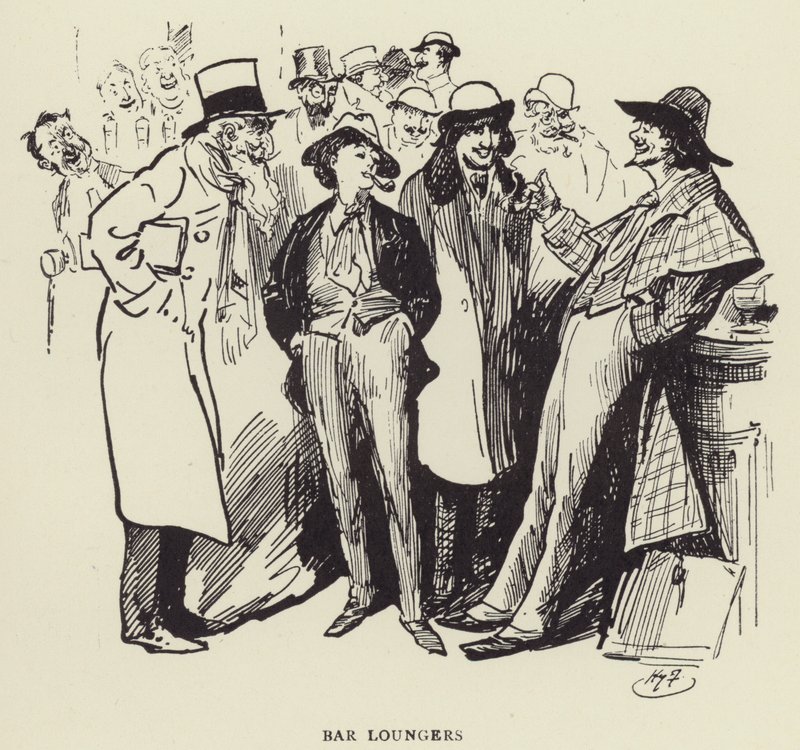 Leżaki barowe autorstwa Harry Furniss