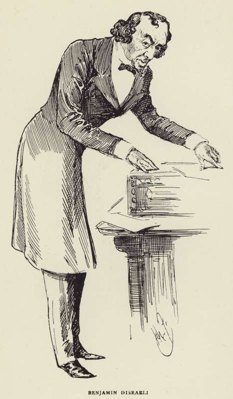 Benjamin Disraeli autorstwa Harry Furniss