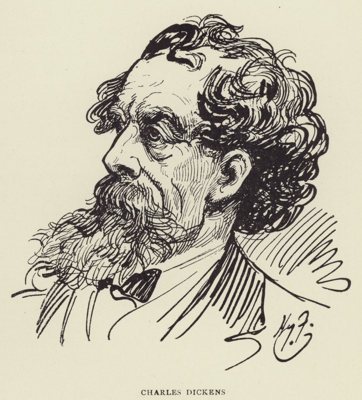 Karol Dickens autorstwa Harry Furniss