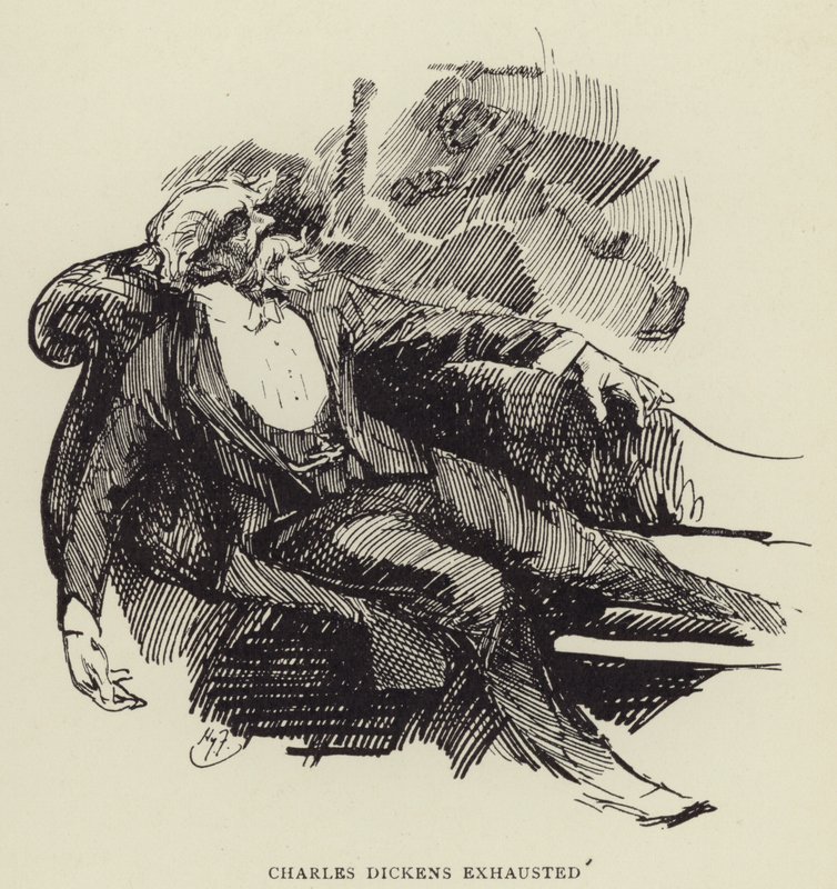 Karol Dickens wyczerpany autorstwa Harry Furniss