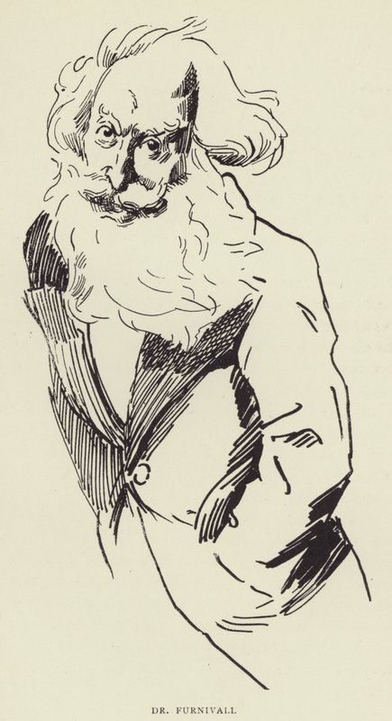 dr Furnivall autorstwa Harry Furniss