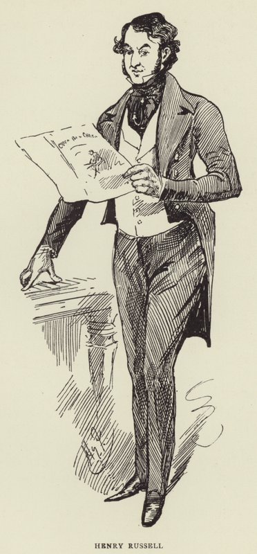 Henry Russell autorstwa Harry Furniss