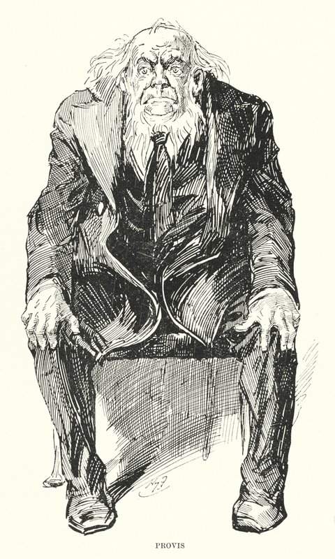 Ilustracja do wielkich oczekiwań autorstwa Charlesa Dickensa (lito) autorstwa Harry Furniss