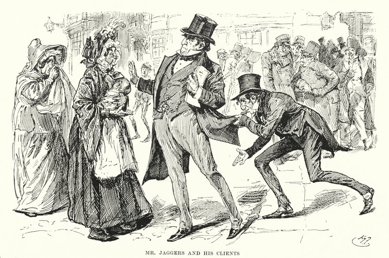 Ilustracja do wielkich oczekiwań autorstwa Charlesa Dickensa (lito) autorstwa Harry Furniss
