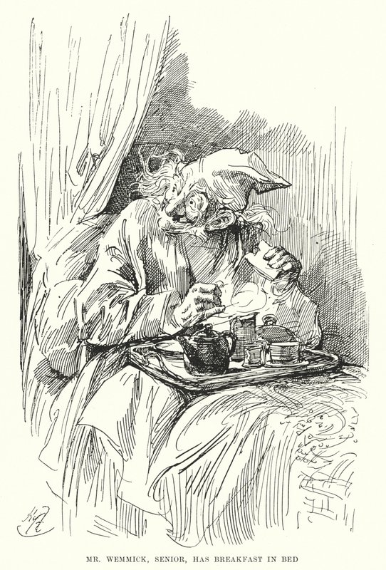 Ilustracja do wielkich oczekiwań autorstwa Charlesa Dickensa (lito) autorstwa Harry Furniss