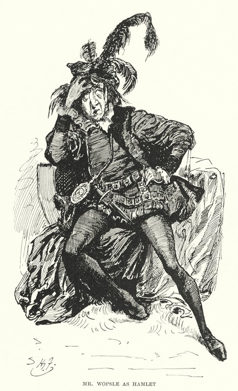 Ilustracja do wielkich oczekiwań autorstwa Charlesa Dickensa (lito) autorstwa Harry Furniss