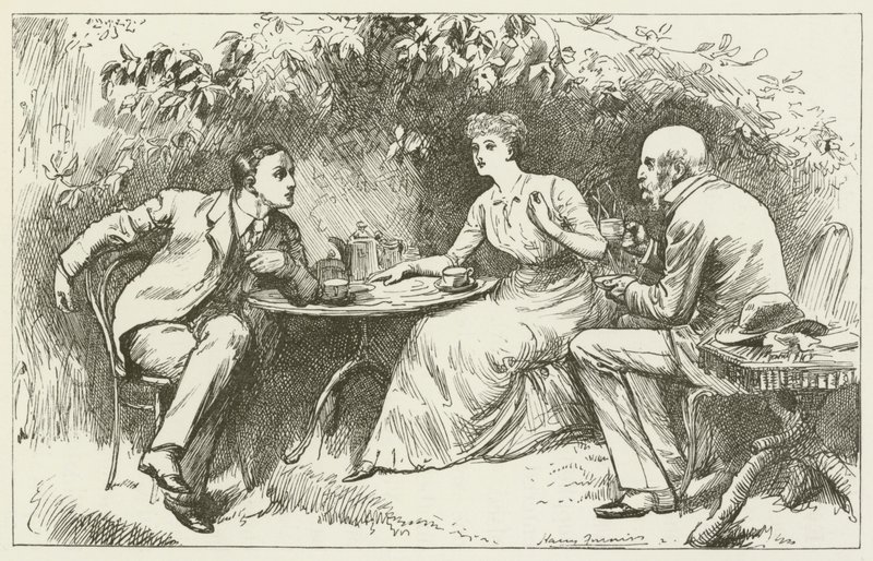 Ilustracja do Sylvie i Bruno autorstwa Lewisa Carrolla autorstwa Harry Furniss