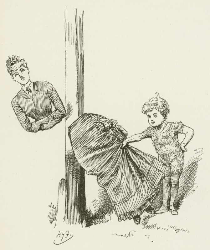 Ilustracja do Sylvie i Bruno autorstwa Lewisa Carrolla autorstwa Harry Furniss