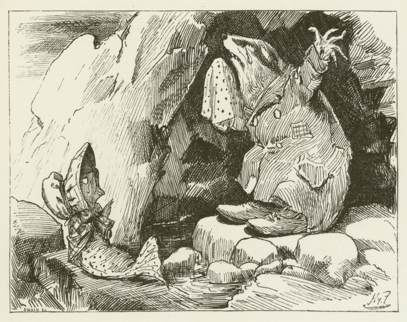 Ilustracja do Sylvie i Bruno autorstwa Lewisa Carrolla autorstwa Harry Furniss