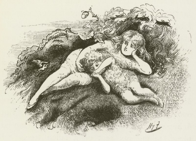 Ilustracja do Sylvie i Bruno autorstwa Lewisa Carrolla autorstwa Harry Furniss