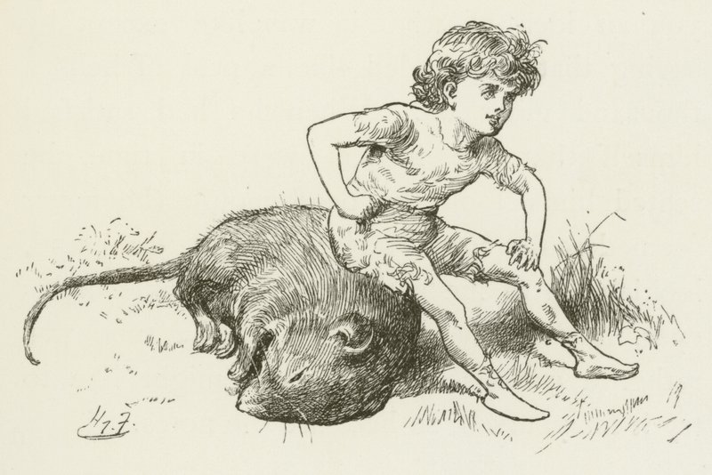 Ilustracja do Sylvie i Bruno autorstwa Lewisa Carrolla autorstwa Harry Furniss