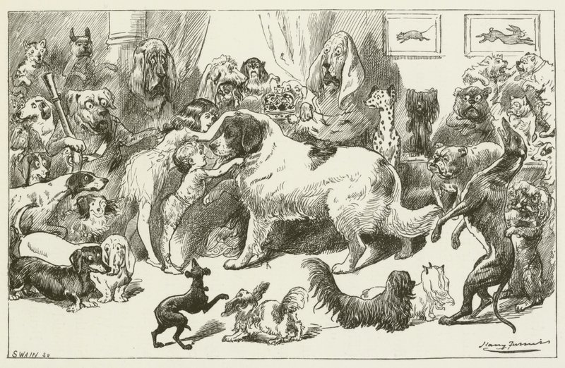 Ilustracja do Sylvie i Bruno autorstwa Lewisa Carrolla autorstwa Harry Furniss