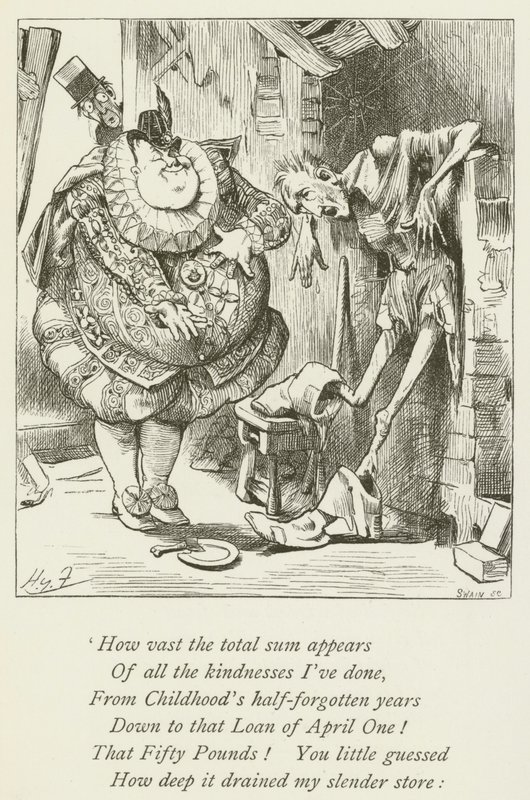 Ilustracja do Sylvie i Bruno autorstwa Lewisa Carrolla autorstwa Harry Furniss