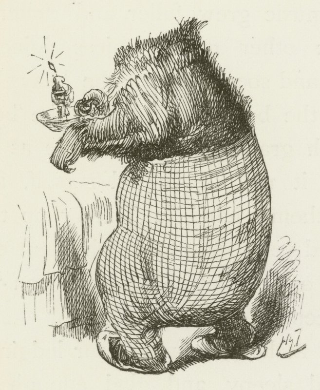 Ilustracja do Sylvie i Bruno autorstwa Lewisa Carrolla autorstwa Harry Furniss
