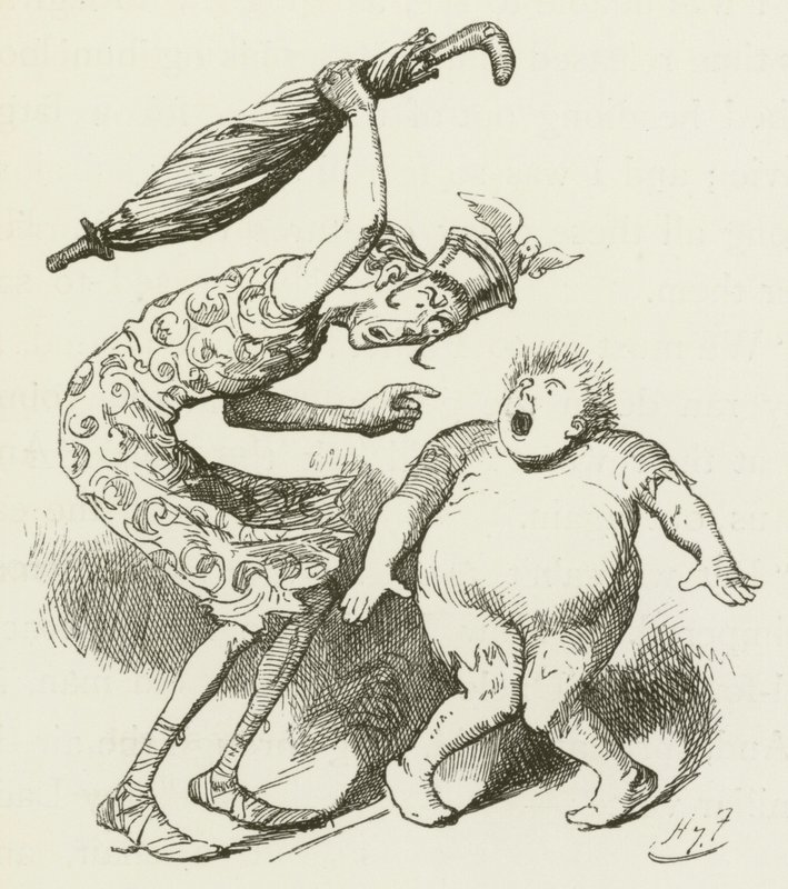 Ilustracja do Sylvie i Bruno autorstwa Lewisa Carrolla autorstwa Harry Furniss