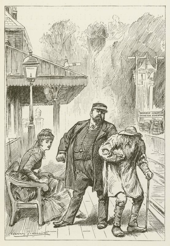 Ilustracja do Sylvie i Bruno autorstwa Lewisa Carrolla autorstwa Harry Furniss