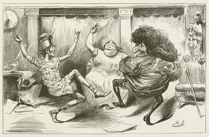 Ilustracja do Sylvie i Bruno autorstwa Lewisa Carrolla autorstwa Harry Furniss