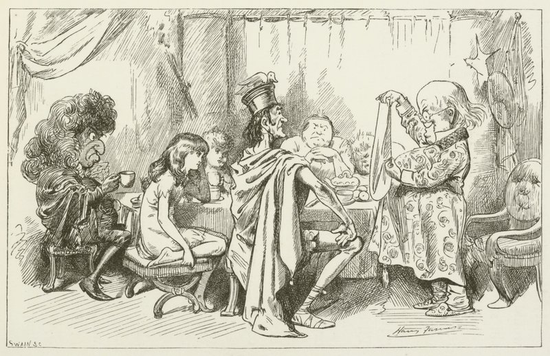 Ilustracja do Sylvie i Bruno autorstwa Lewisa Carrolla autorstwa Harry Furniss