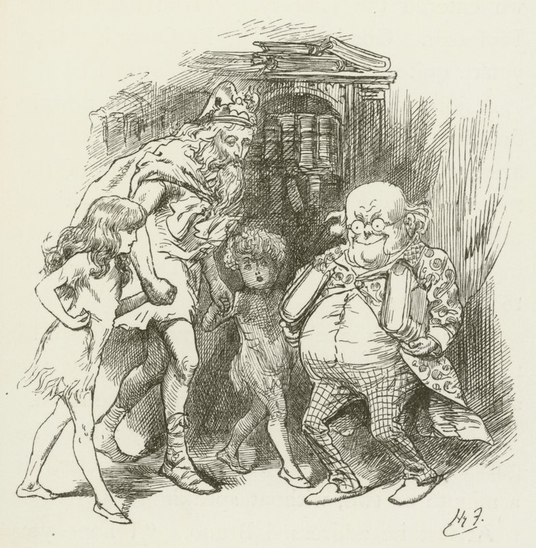 Ilustracja do Sylvie i Bruno autorstwa Lewisa Carrolla autorstwa Harry Furniss