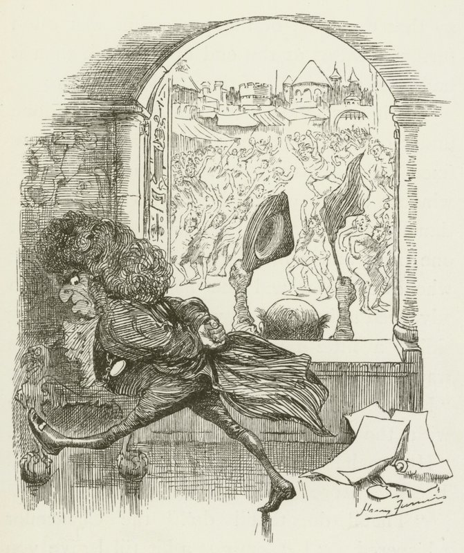 Ilustracja do Sylvie i Bruno autorstwa Lewisa Carrolla autorstwa Harry Furniss