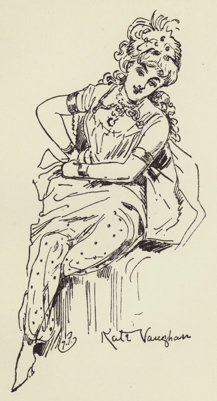 Kate Vaughan autorstwa Harry Furniss