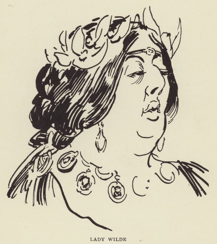 Lady Wilde autorstwa Harry Furniss