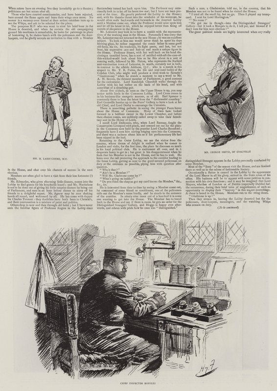 Życie w parlamencie, obcy w domu autorstwa Harry Furniss