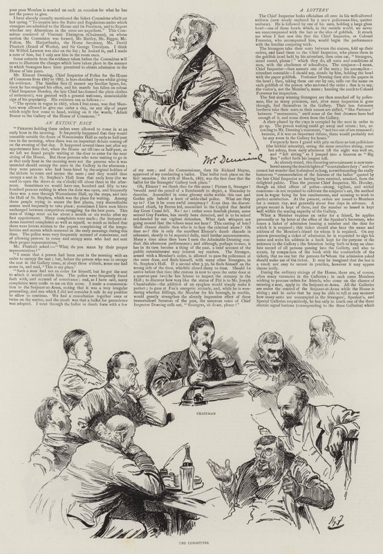 Życie w parlamencie, obcy w domu autorstwa Harry Furniss