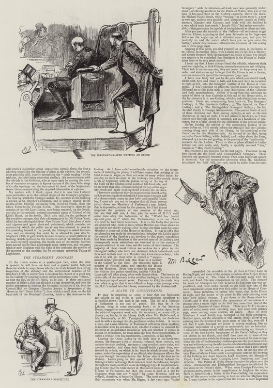 Życie w parlamencie, obcy w domu autorstwa Harry Furniss