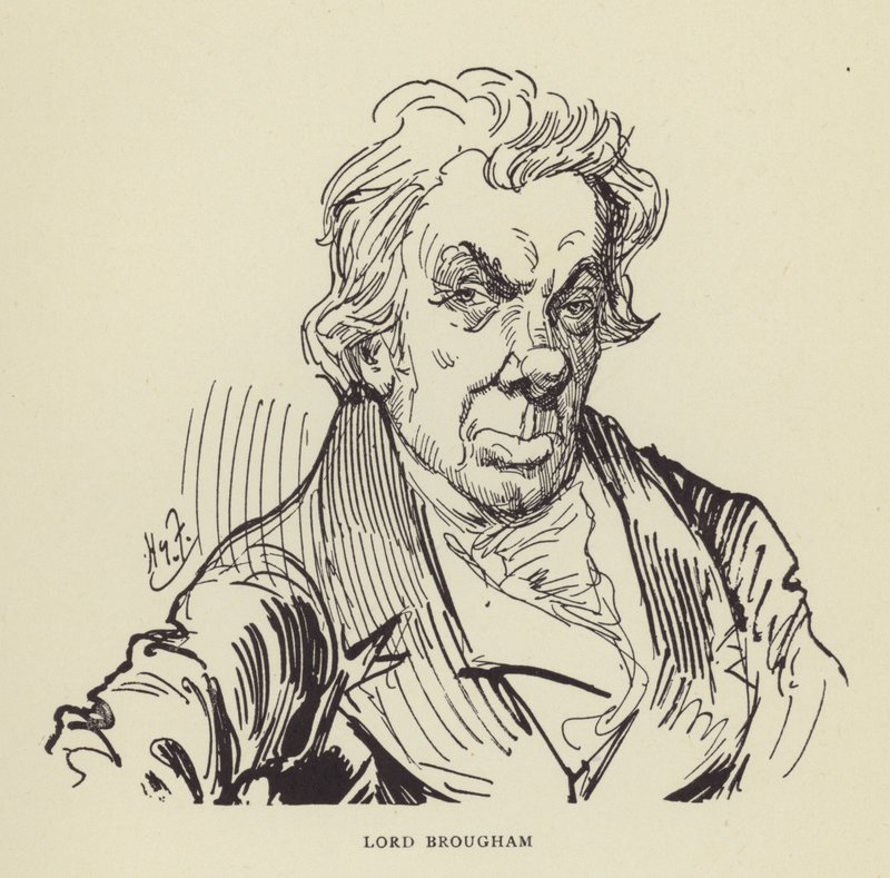 Lord Brougham autorstwa Harry Furniss