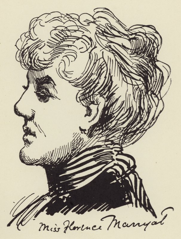 Panna Florencja Marryat autorstwa Harry Furniss