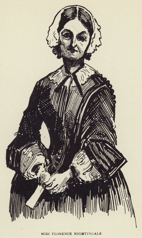 Panna Florence Nightingale autorstwa Harry Furniss