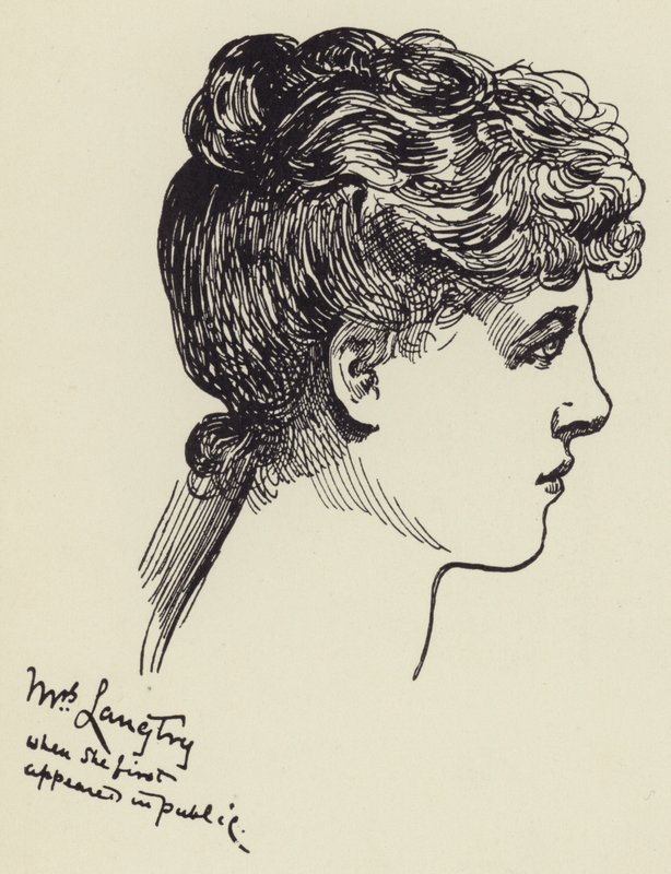 Pani Langtry autorstwa Harry Furniss