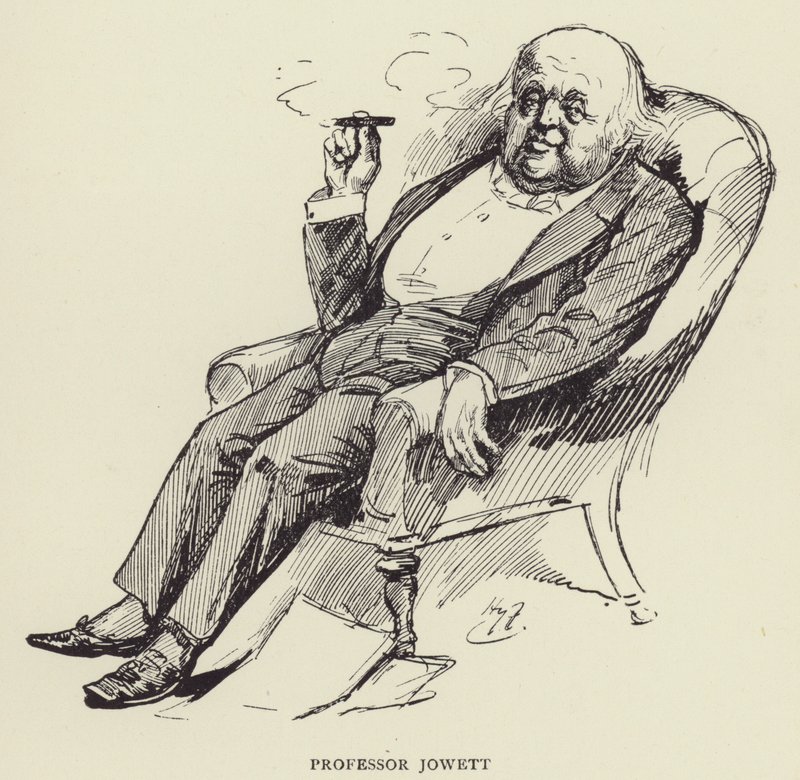 Profesor Jowett autorstwa Harry Furniss