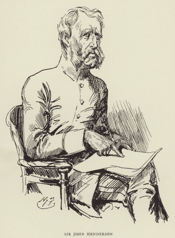 Sir John Henderson autorstwa Harry Furniss