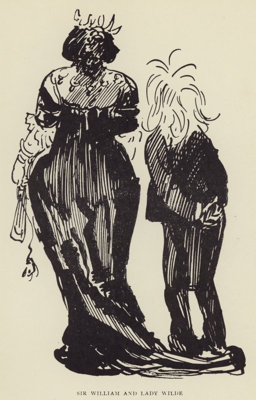 Sir William i Lady Wilde autorstwa Harry Furniss