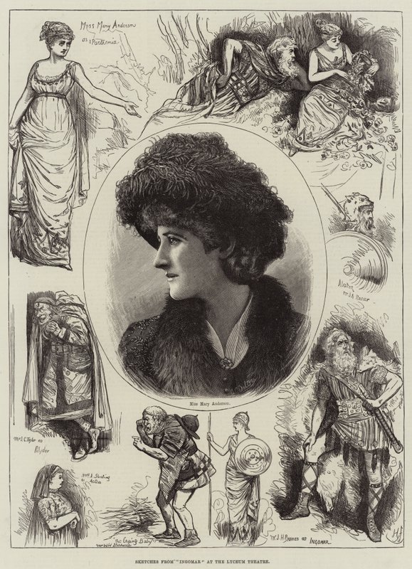 Szkice z Ingomara w Teatrze Liceum autorstwa Harry Furniss