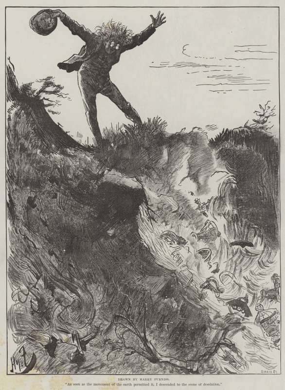 Dziedzic wieków — James Payn autorstwa Harry Furniss