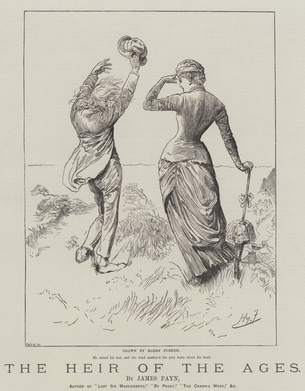 Dziedzic wieków — James Payn autorstwa Harry Furniss