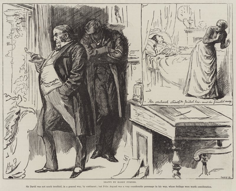 Dziedzic wieków — James Payn autorstwa Harry Furniss