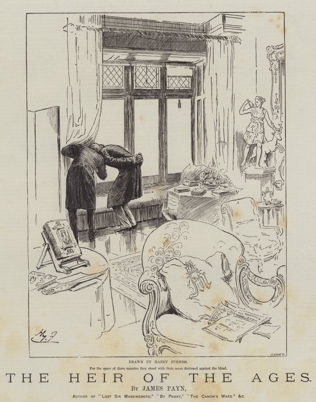 Dziedzic wieków — James Payn autorstwa Harry Furniss