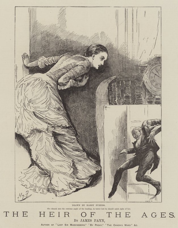 Dziedzic wieków — James Payn autorstwa Harry Furniss