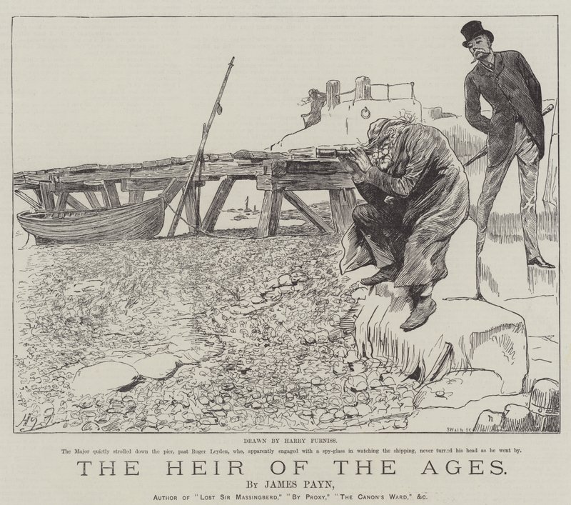 Dziedzic wieków — James Payn autorstwa Harry Furniss