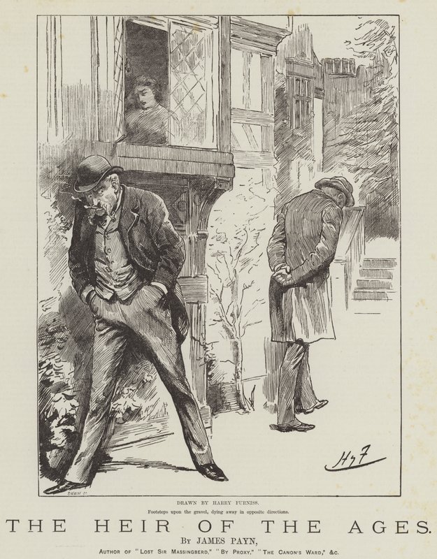 Dziedzic wieków — James Payn autorstwa Harry Furniss