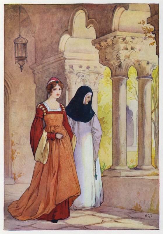 Ilustracja dla Don Kichota (kolorowa litografia) autorstwa Harry George Theaker