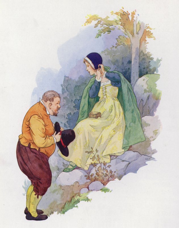 Ilustracja dla Don Kichota (kolorowa litografia) autorstwa Harry George Theaker
