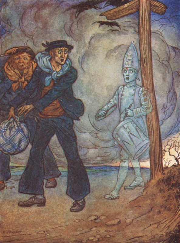 The Dead Drummer, A Legend Of Salisbury Plain (kolorowa litografia) autorstwa Harry George Theaker