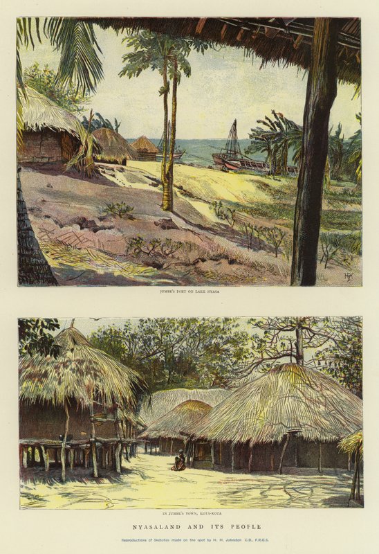 Nyasaland i jego ludzie autorstwa Harry Hamilton Johnston