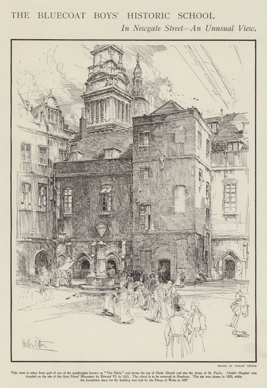 Historyczna szkoła Bluecoat Boys