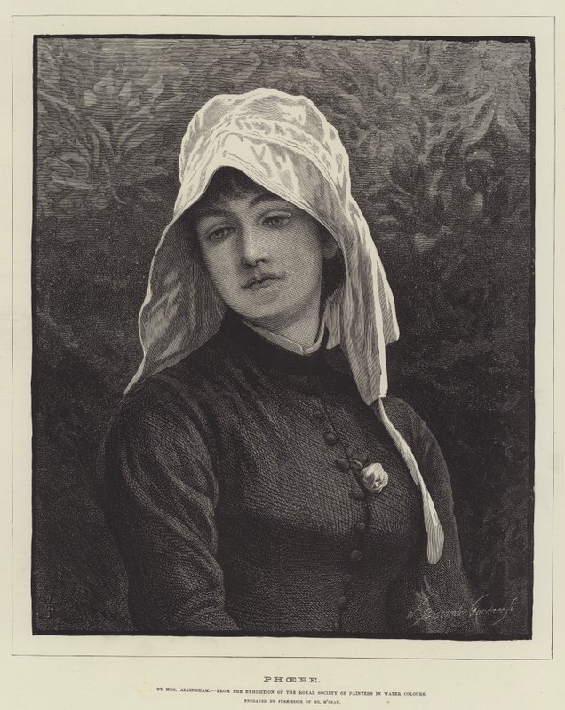 Phoebe autorstwa Helen Allingham